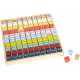 Table à calcul «Additions» en bois, colorée