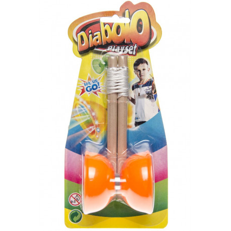 Diabolo baguettes plastiques 19 cm diamètre 5 cm