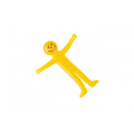 Stretchy Smile Face, figurine collante à propulser, 53 x 46 mm