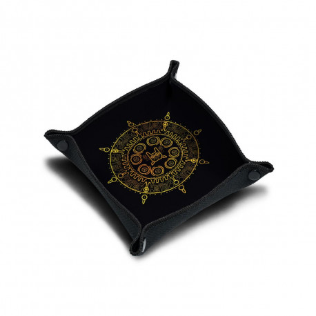 Piste de dés, modèle Fresque Azteques, Immersion, 21 x 21 cm