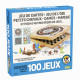 Coffret en bois 100 jeux, Smir