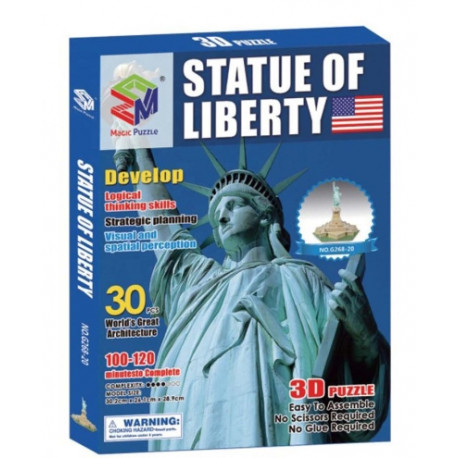 Maquette la Statue de la liberté 3D, pièces en mousse