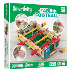 Babyfoot, Table football en bois à monter, Smartivity