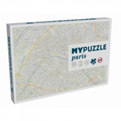Puzzle 1000 pcs : Paris, carte de la ville