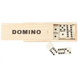 Dominos "visuel ivoire", boite plumier en bois, Kim Play