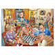 Puzzle Wasgij ! 1000 pcs : Soirée Jeux