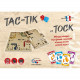 Tak-Tik, Cadetel, 3 plateaux, pour 6 joueurs, avec 1 jeu de cartes