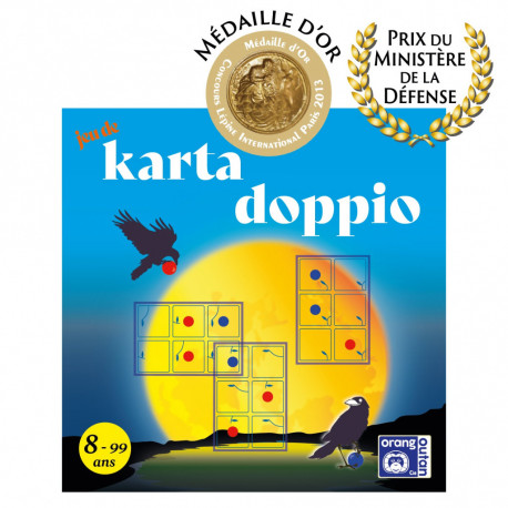 Karta Doppio, Oran Outang Editions, un petit jeu de stratégie rapide et original