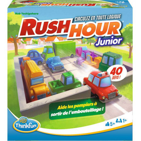 Rush Hour junior, ThinkFun : sortez le camion des pompiers des embouteillages