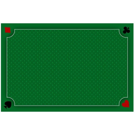 Tapis de jeux, sans points, colori vert, 60x40cm