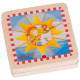 Cadran solaire de poche en bois, Goki
