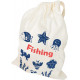 Pêche à la ligne magnétique, sac en tissu, Poissons