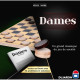 Jeu de dames en bois, 29 cm, Dujardin Série Noire