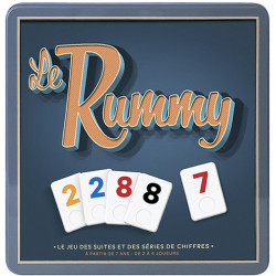 Rummy Chiffres, boite métal, Widyka
