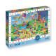 Puzzle et jeu : la fête foraine, Sentosphère, 100 pièces