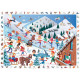 Puzzle et jeu : Sports d'hiver, Sentosphère, 100 pièces