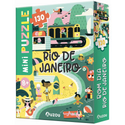 Mini puzzle, Rio de Janeiro, 130 pièces, Auzou