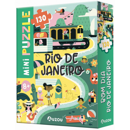 Mini puzzle, Rio de Janeiro, 130 pièces, Auzou