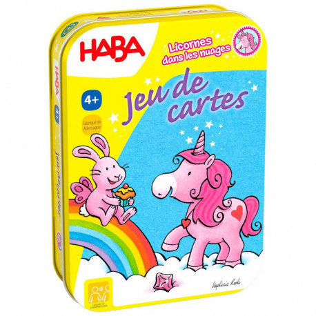 Licornes dans les nuages, jeu de cartes, Haba