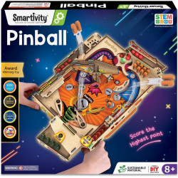 Pinball, Flipper en bois à monter, Smartivity
