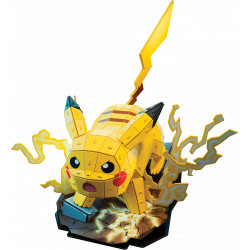 4D Build Pokemon : Pikachu, maquette cartonnée sans colle ni outils