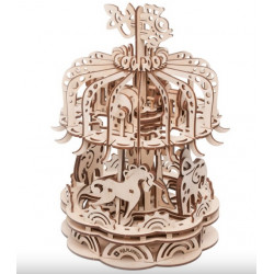 Carrousel, modèle 3D mobile en bois