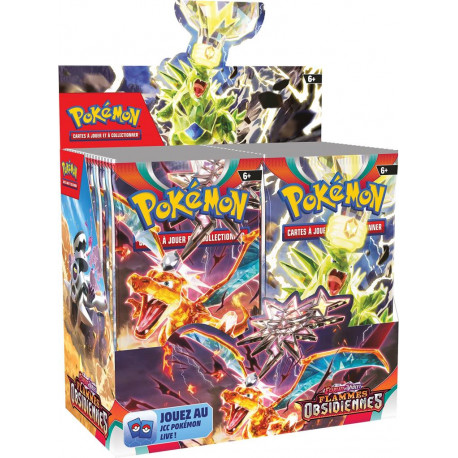 Pokémon, Flammes Obsidiennes EV03, booster