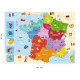 Puzzle Carte de France, 250 pièces, Nathan