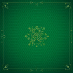 Tapis de jeu, Néoprène, 60 x 60 cm, vert foncé, Multijeux