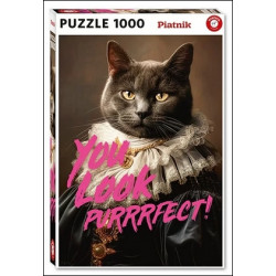 Puzzle You look Purrrfect, 1000 pièces, Piatnik
