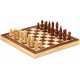 Jeu d'échecs magnétique marqueterie 30 x 30 cm