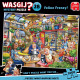 Puzzle Wasgij ! 1000 pcs : Folie Féline