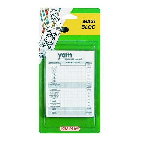 Bloc de score du Yam