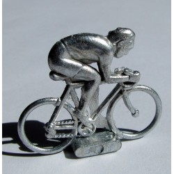 Mini cycliste métal, position sprinteur