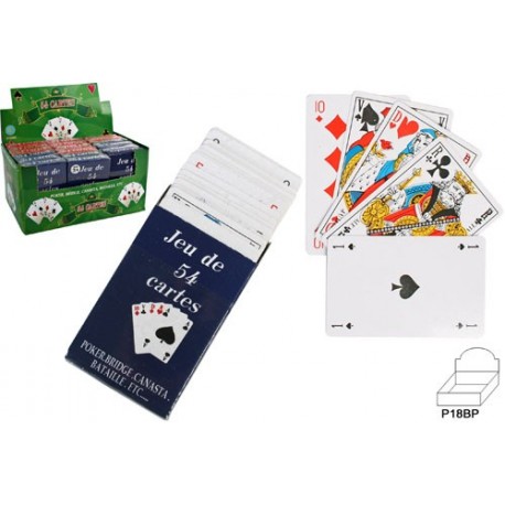 Set de 6x jeu poker / carte plastifiée - Jeux de cartes - Cartes à jouer  
