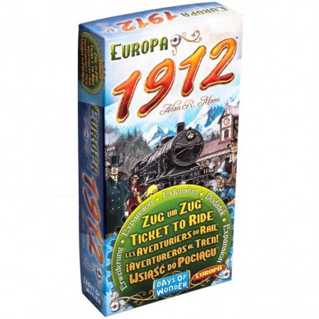 Les Aventuriers du Rail, extension Europe, 1912, Days of Wonder