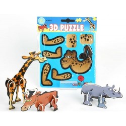 Puzzle animal zoo 3D