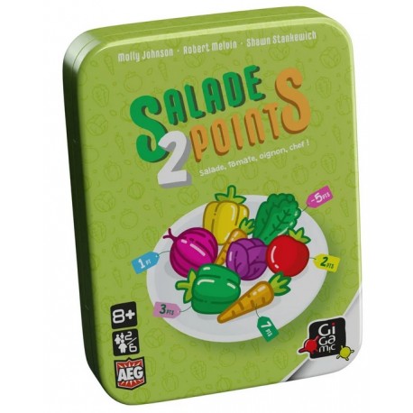 Salade 2 points, Gigamic , un jeu de collection simple amusant familial 