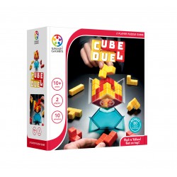 Cube Duel, Smart Games : en solo ou en duel, rouge contre jaune