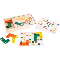 puzzle de logique, jeu éducatif en bois Tétris