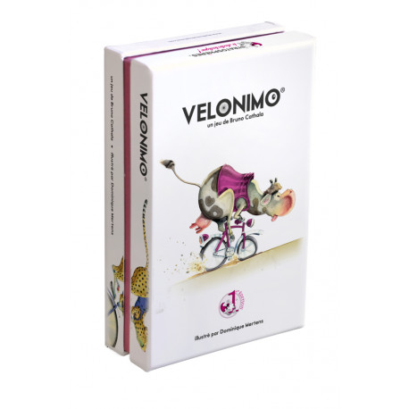 Vélonimo, Stratosphères : Un jeu de défausse de course de vélo au pays des animaux, rapide, simple, 100% made in France