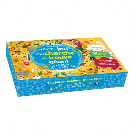 Cherche et Trouve géant, Autour du Monde, Auzou