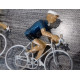 coureur cycliste miniature plastique dur (x6), échelle 1/32