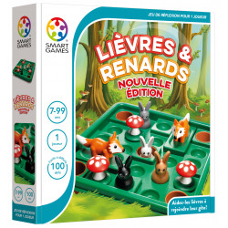 Lièvres et Renards, nouveau format 100 défis, Smart Games