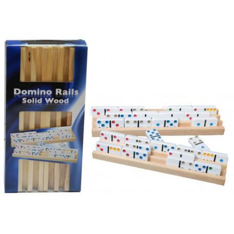 Set de barres en bois 4 pour Dominos