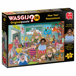 Puzzle Wasgij ! 1000 pcs : New Year Resolutions !