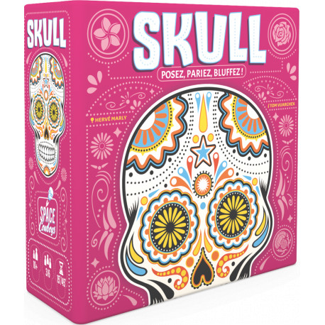 Skull, Space Cowboys : un grand classique des jeux de bluff et de prise de risque, avec des règles remaniées et augmentées